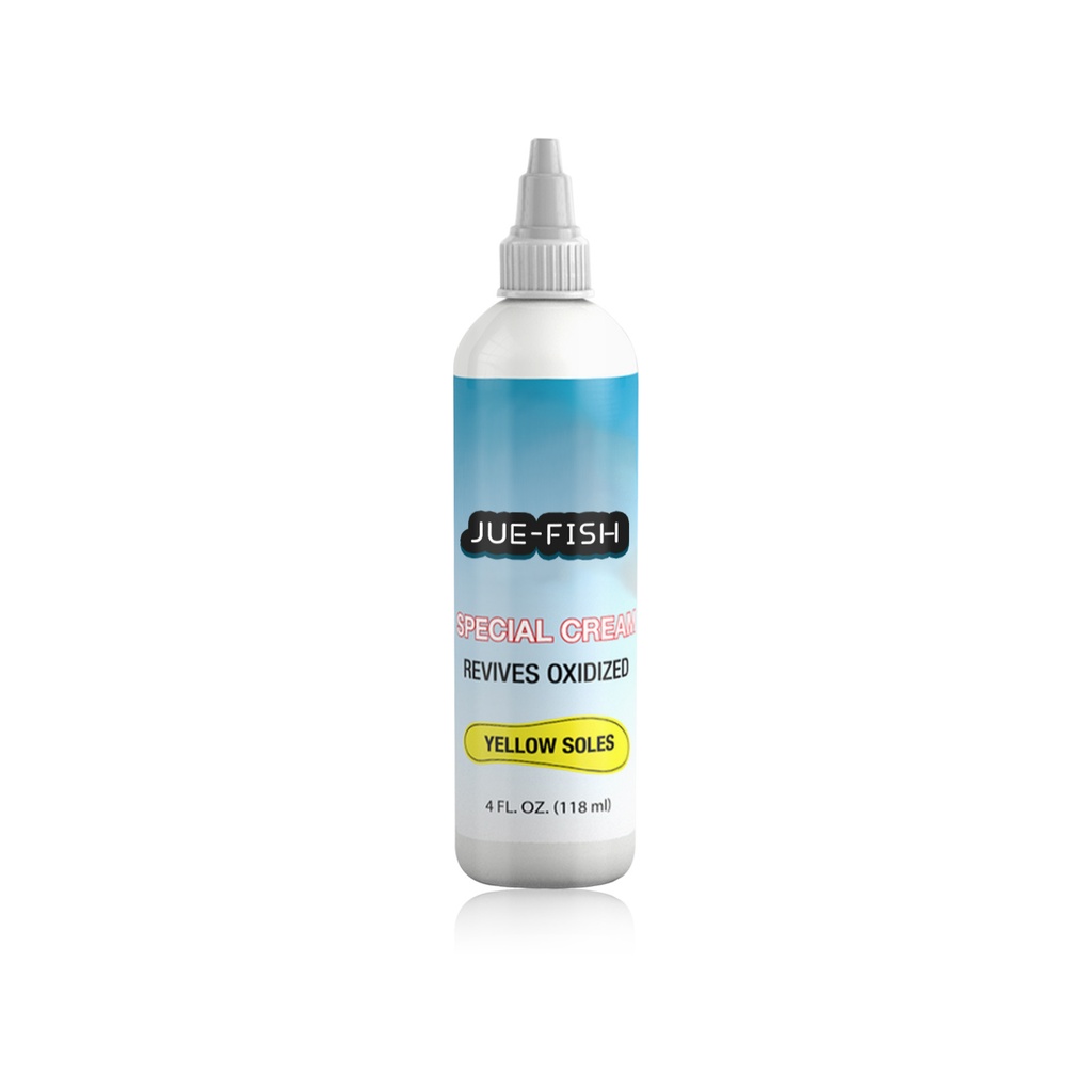 Jue-Fish Sole Oxidizing Cleaner, Little White Shoe Cleaner Cleans Stains And Enhances White Shoes And Yellow Sneakers