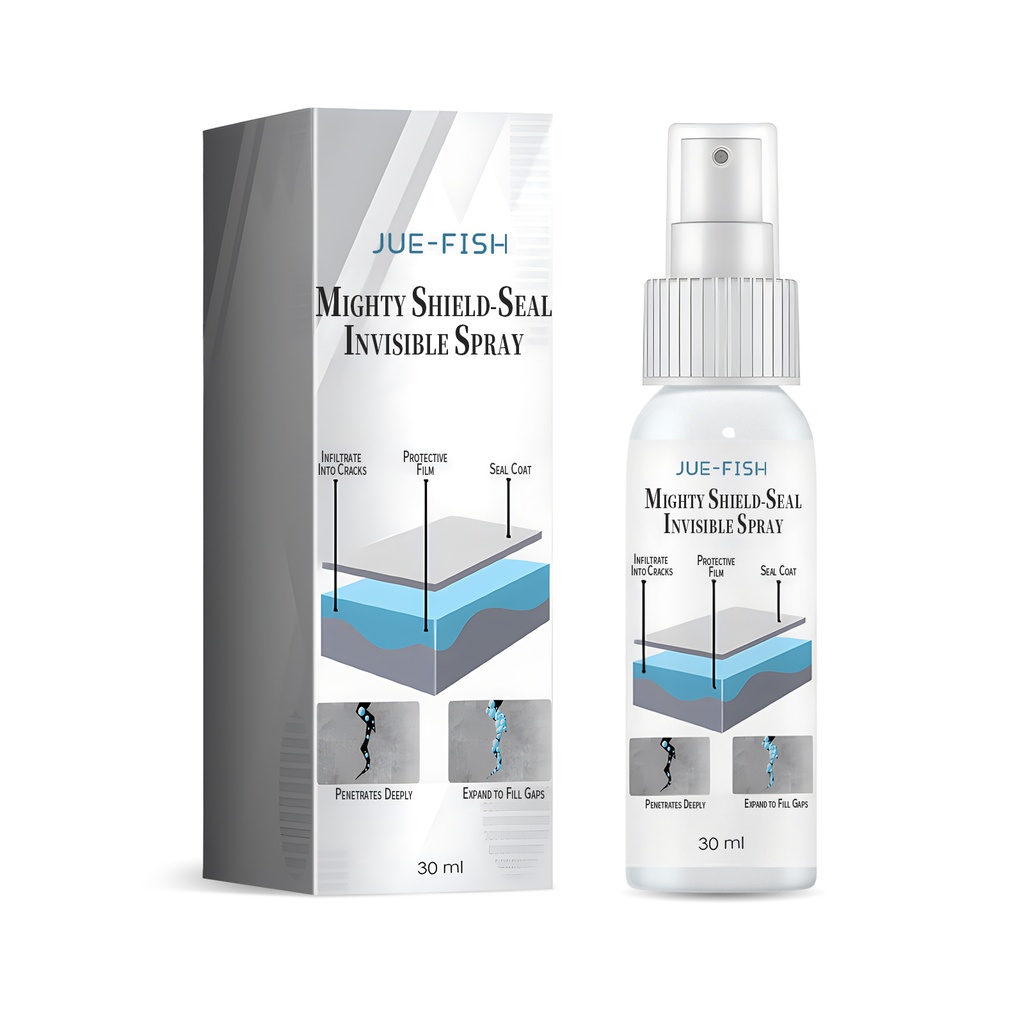 Jue-Fish Waterproof Leak Repair Spray, Bathroom Tile External Wall Leakage And Penetration Type Invisible Waterproof And Moisture-Proof