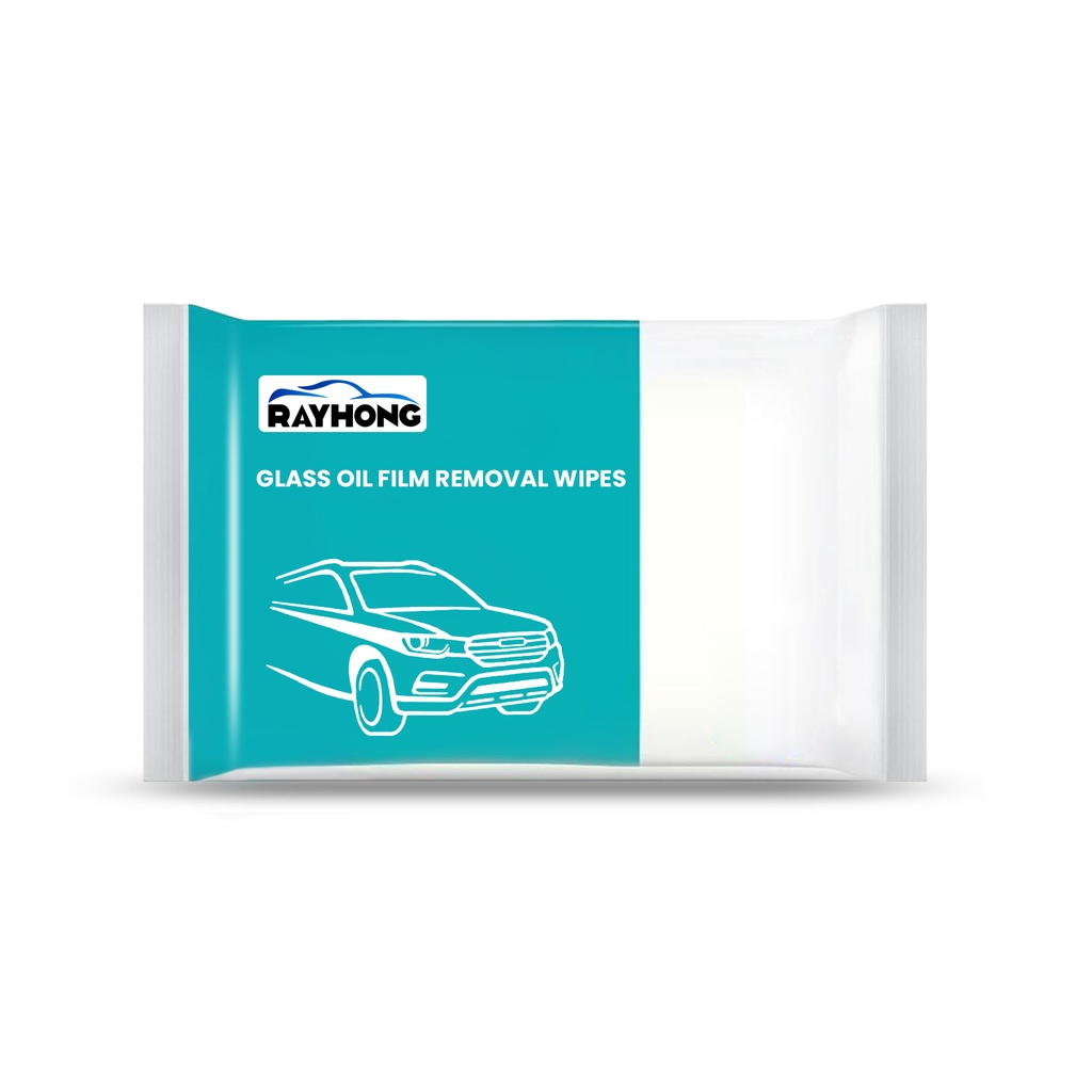 Rayhong Glass Oil Film Removal Wipes, Car Windshield Anti-Fog Anti-Oil Anti-Rain Cleaning Wipes