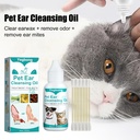 Yegbong Pet Ear Cleaning Oil, Cats And Dogs Ear Canal Cleaning, Mite Removal And Deodorization Ear Cleaning Oil
