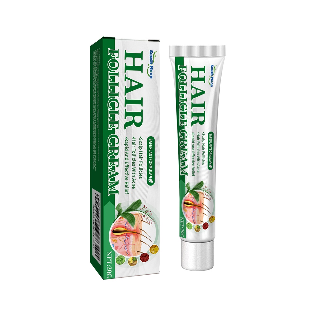 South Moon Skin Care Hair Follicle Cream Back And Face Acne Anti-Itch Hair Follicle Cleansing Skin Repair Cream