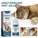 Yegbong Pet Anti-Flea Tick Agent, External Deworming Skin Cleaning Tick Drops For Cats And Dogs