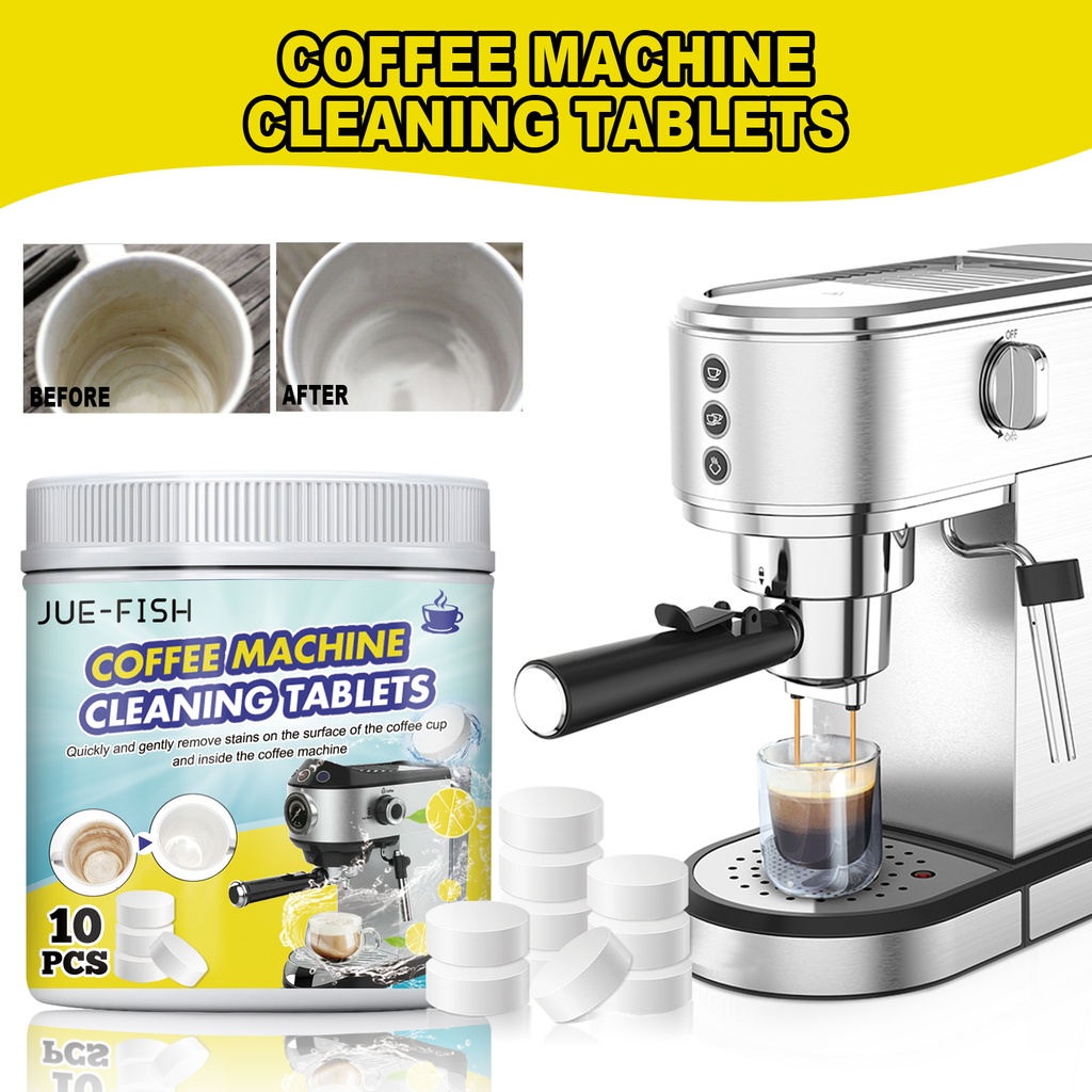 Jue-Fish Coffee Stain Cleaning Effervescent Tablets, Clean Tea Cups Coffee Cups Coffee Stains And Stain Cleaning Tablets