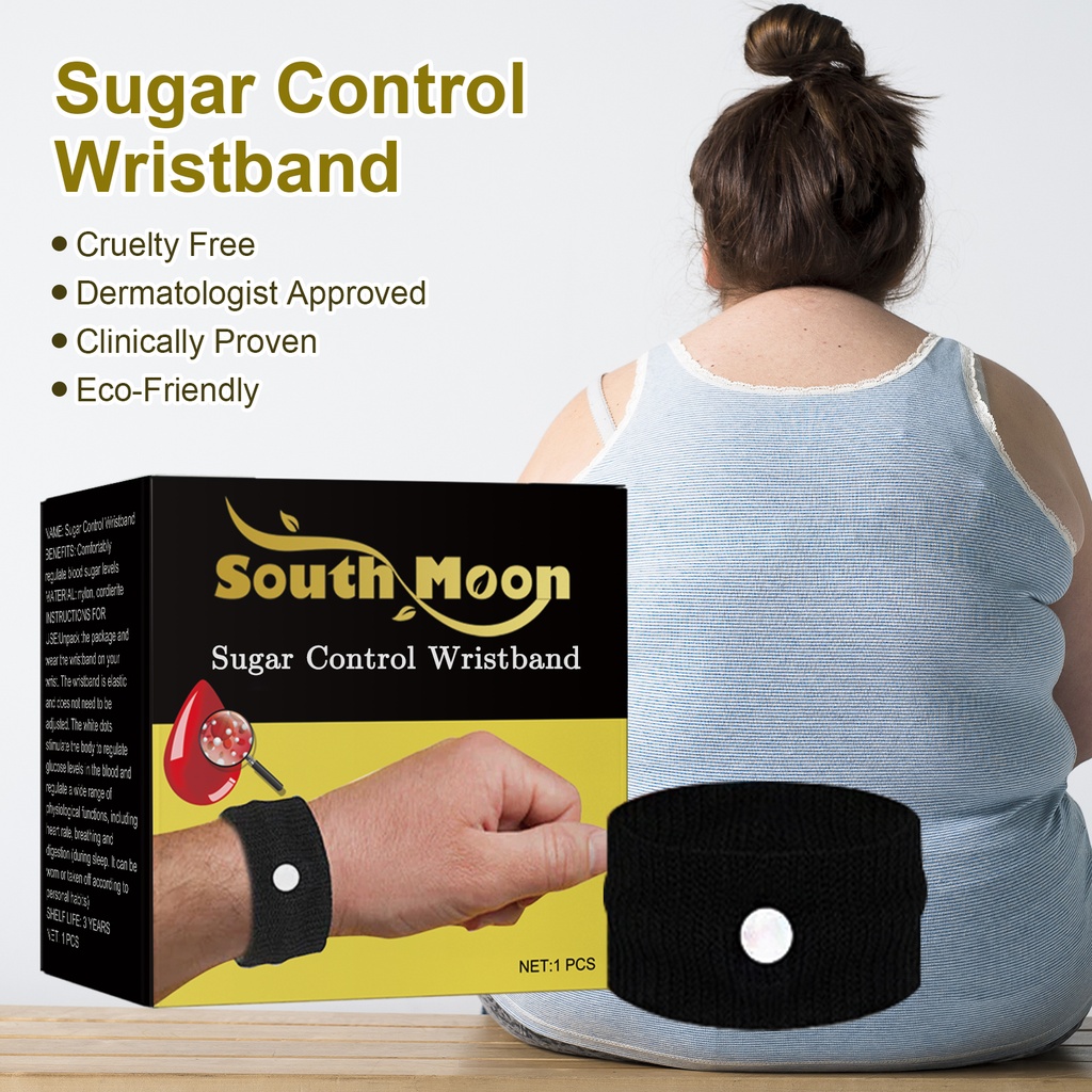 South Moon Sugar Control Wristband, Wrist Tendon Sheath Joint Protection Breathable Body Care Hand Protector Bracelet