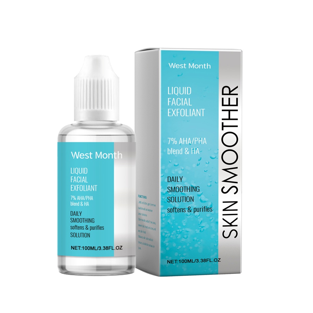 West&Month Facial Exfoliating Essence Gently Cleanses Facial Exfoliating Pores And Smooths Skin