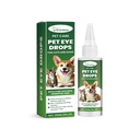 Yegbong Pet Eye Drops, Dog Tear Stains Pet Eye Drops Cat Eye Cleaning Supplies