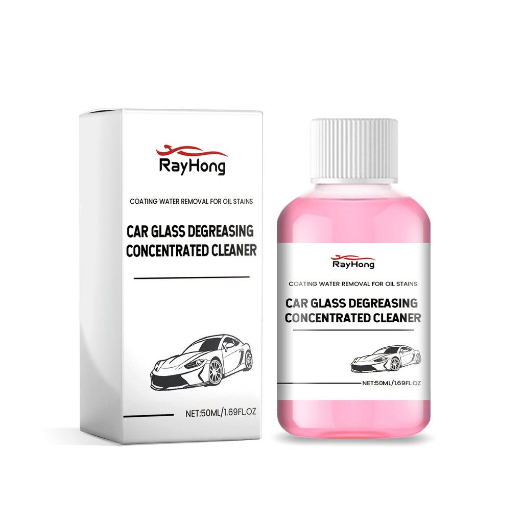 Rayhong Car Glass Cleaner Car Front Windshield Oil Film Removal Glass Water Oil Film Cleaner