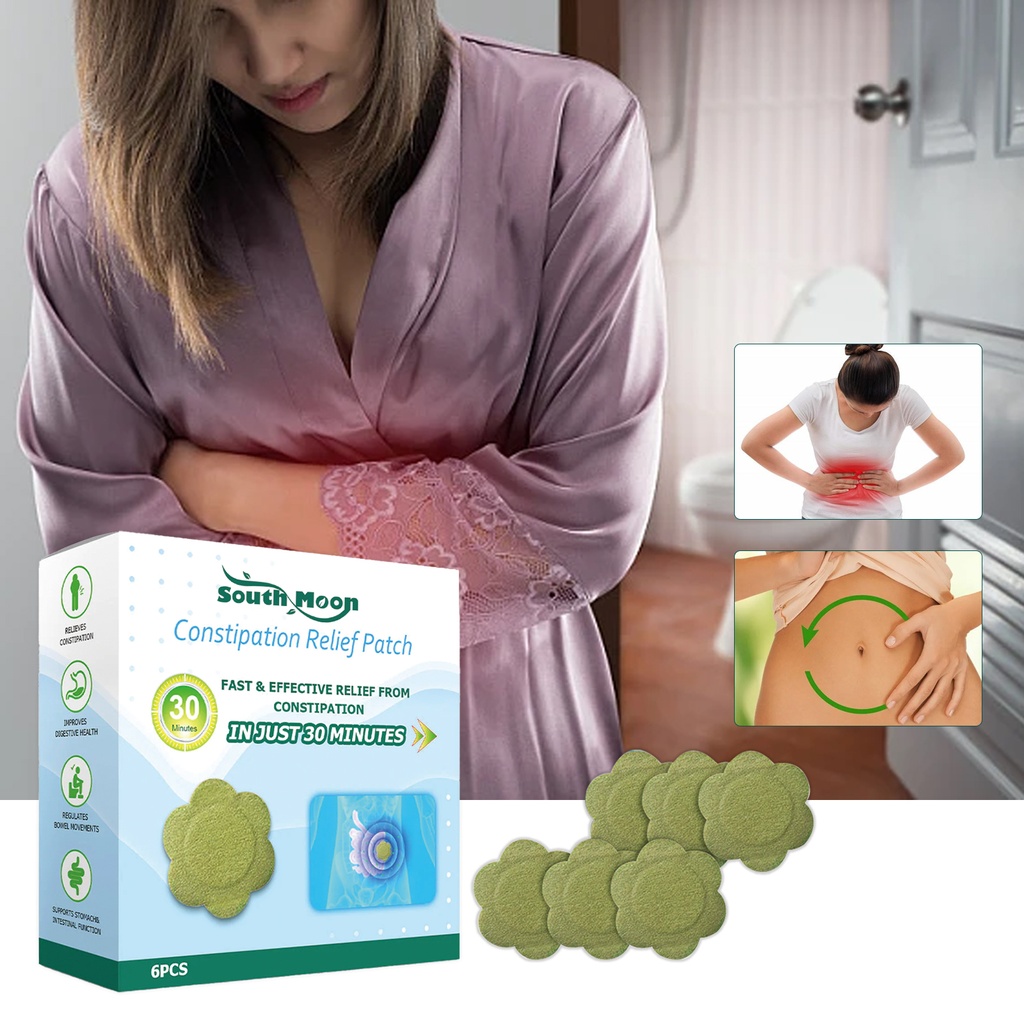 South Moon Constipation Relief Patch, Clear Night Stool Body Care Laxative Toning And Beauty Body Patch