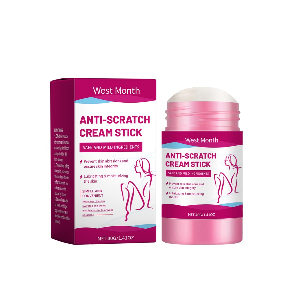 West&Month  Body Anti-Friction Moisturizing Bar, Moisturizing Refreshing And Non-Greasy Skin Moisturizing And Nourishing Care