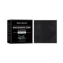 West&Month Bamboo Charcoal Cleaning Soap, Clean And Moisturize The Body, Care For The Skin, Refreshing Oil Control And Tender Skin Bath Soap