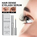 West&Month Hair Dense Eyelash Serum, Black Slender Long Curl Thick Moisturizing Mascara