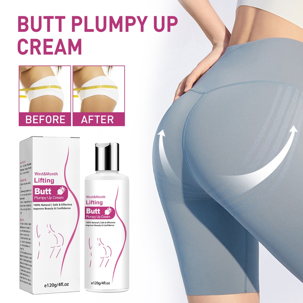 West&Month Butt Plumpy Up Cream, Volumizing Firming And Toning Buttocks And Highlighting Curves Butt Care Cream