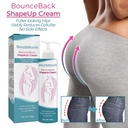 West&Month Bounce Back Shape Up Cream, Firming Skin Lifting Buttocks And Highlighting Buttocks Curves Body Shaping Cream