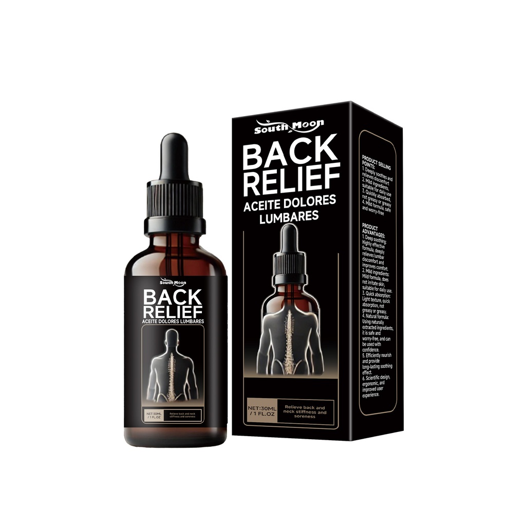 South Moon Back Care Essence, Daily Massage Gentle Nourishing And Comfortable Back And Joint Essence