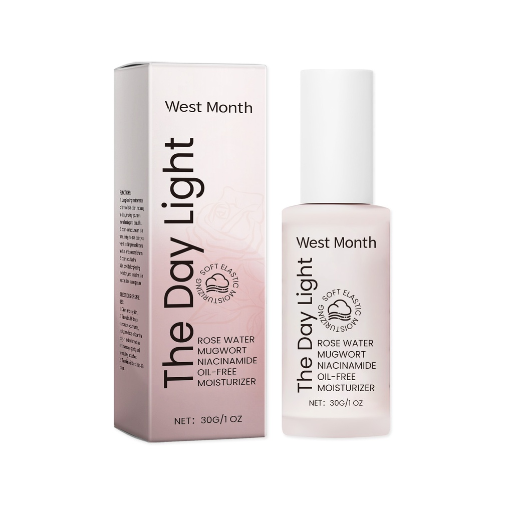 West&Month  Rose Moisturizer, Firming And Moisturizing Skin Brightening Gentle Moisturizing Daily Skin Care Moisturizer