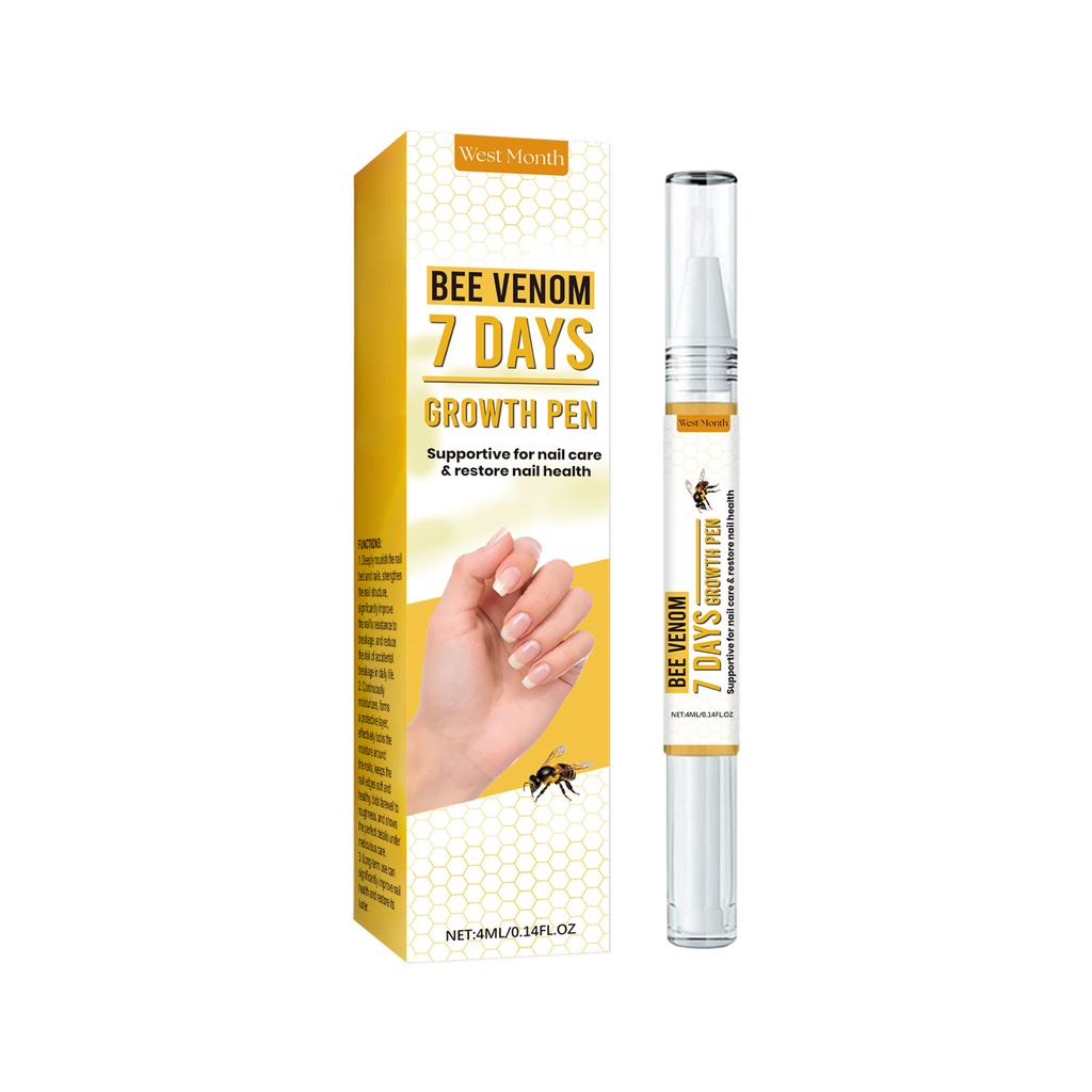 West&Month Nail Repair Solution, Hand And Foot Nail Cleaning Care Gentle Moisturizing And Moisturizing Nail Repair Solution