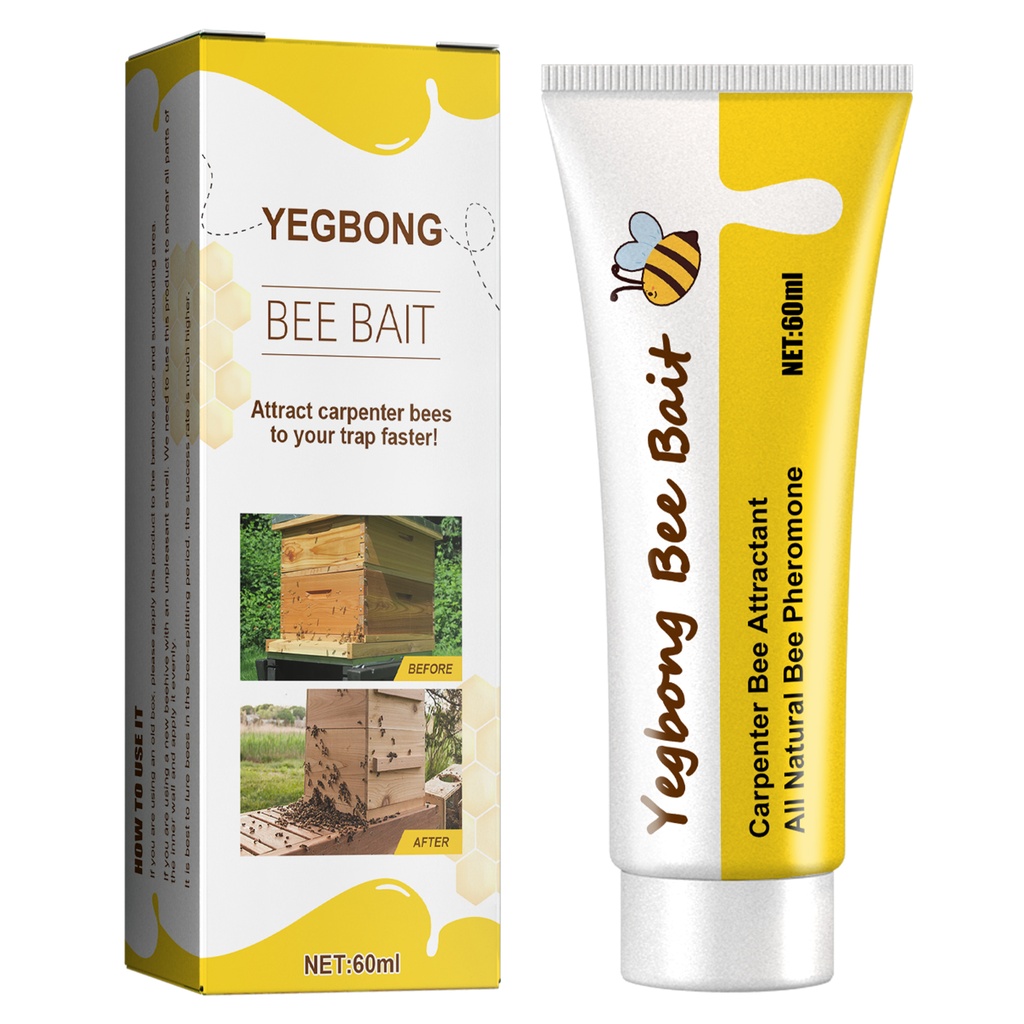 Yegbong Bee Bait, Bee-Attracting Bait Melon Orchard Adhesive Needle Blade Bee-Attracting Tools