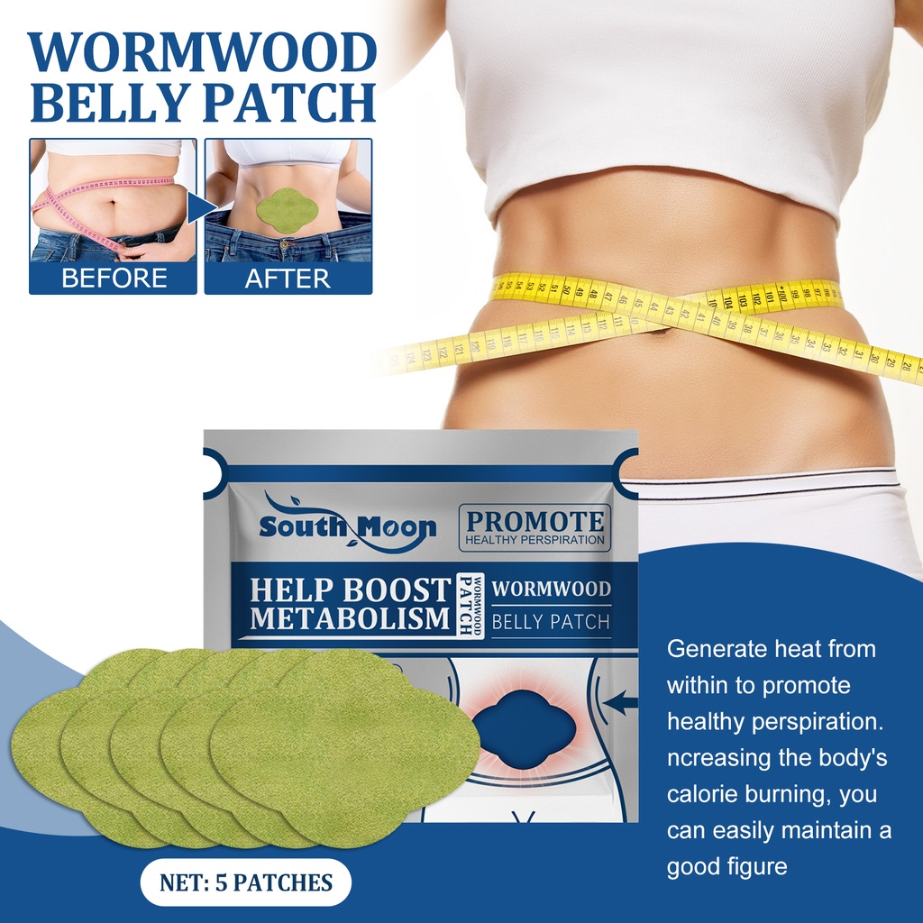 South Moon Wormwood Belly Patch, Firming Leg Muscles Slimming Removing Dampness And Body Shaping Patch