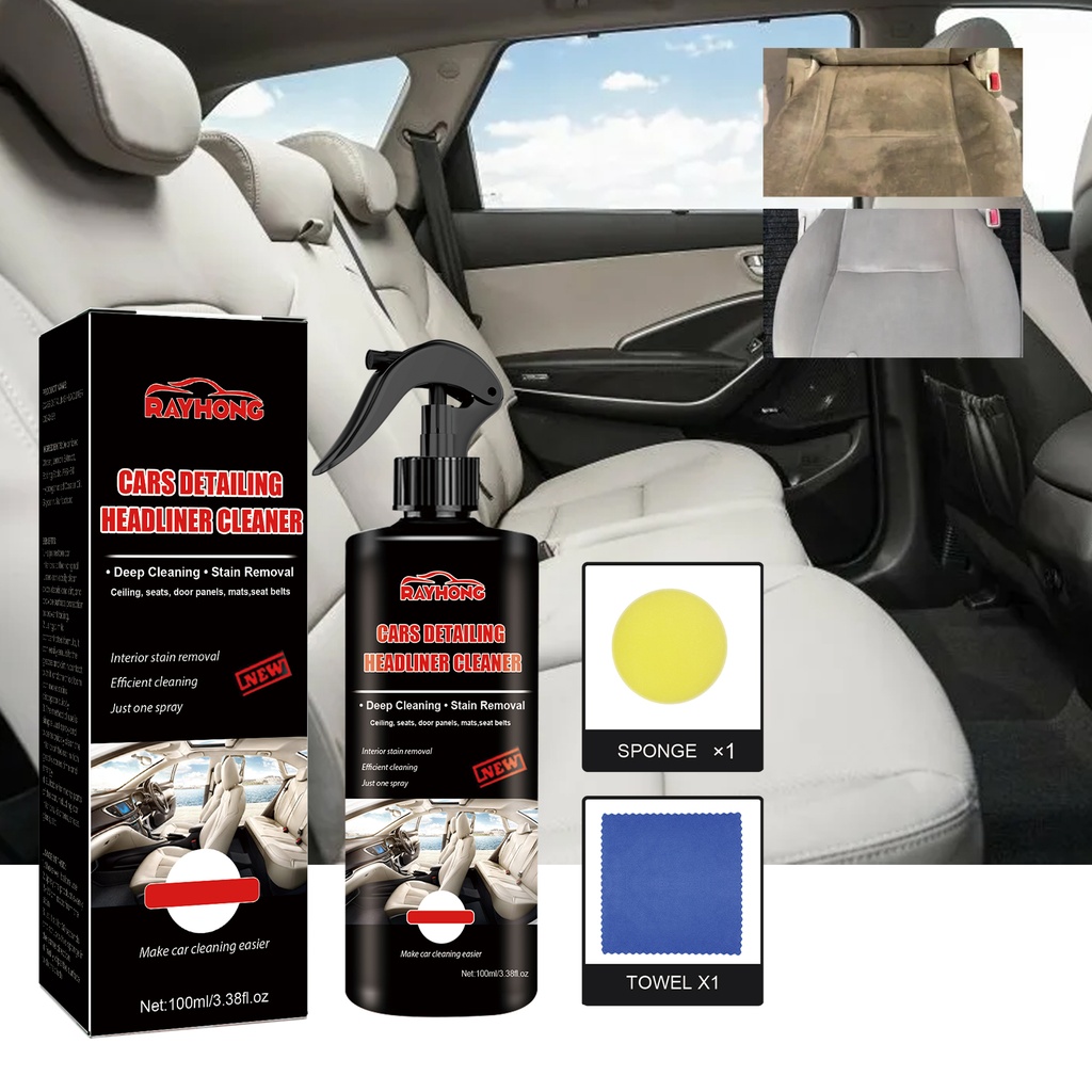 Rayhong Interior Retreader, Automotive Interior Maintenance Special Decontamination Cleaning Multi-Functional Cleaner