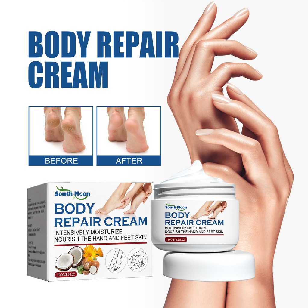 South Moon Body Repair Cream, Relieve Peeling Improve Chapped Dry Skin And Remove Dead Skin Moisturize Cream