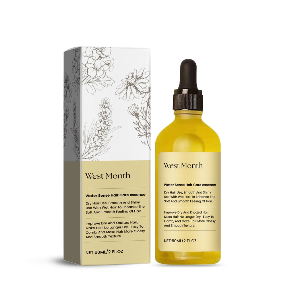 West&Month Rosemary Hair Care Oil, Nourishing And Gentle Essential Oil For Hair Care