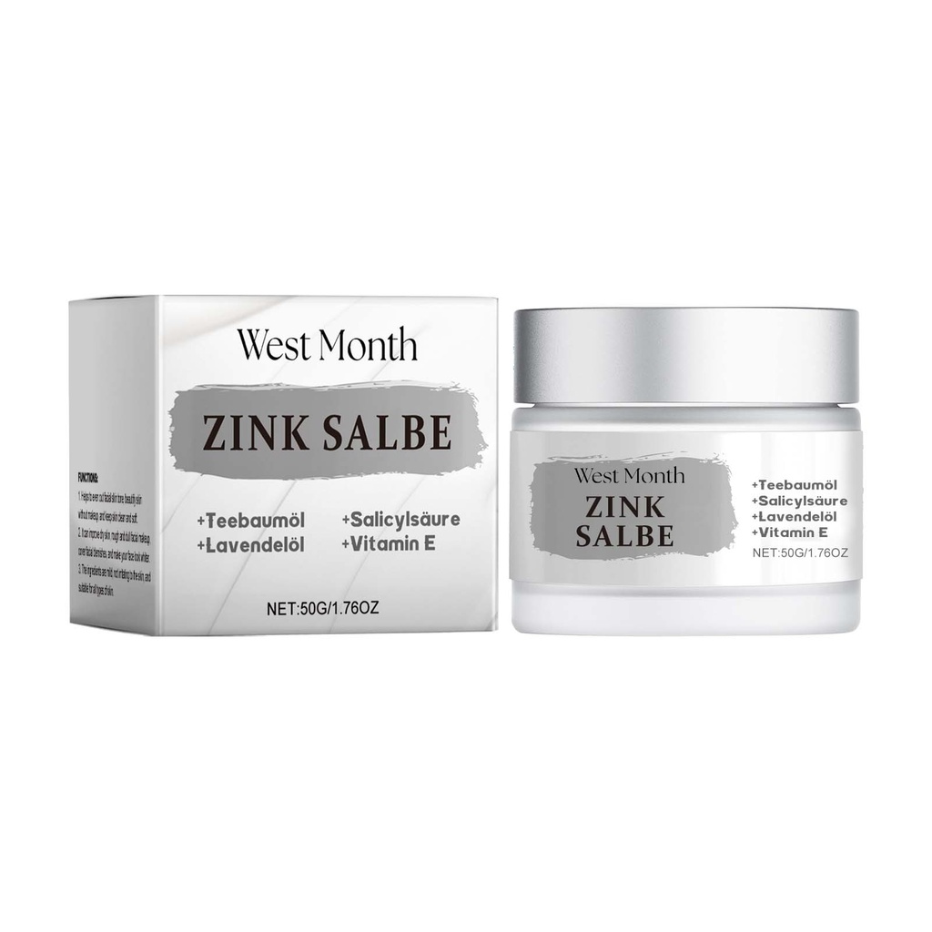 West&Month Acne Cream, Refreshing Oil Control Repair Acne Mild Soothing Closing Face Cream