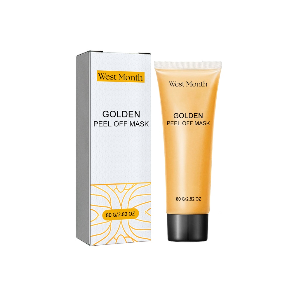 West&Month Gold Peel Mask Clean Skin Exfoliating Repair Dull Fade Fine Lines Tender Mask