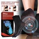South Moon Ionic Body Shaping Stretch Socks, Outdoor Sports Comfortable Breathable Non-slip Foot Care Elastic Socks