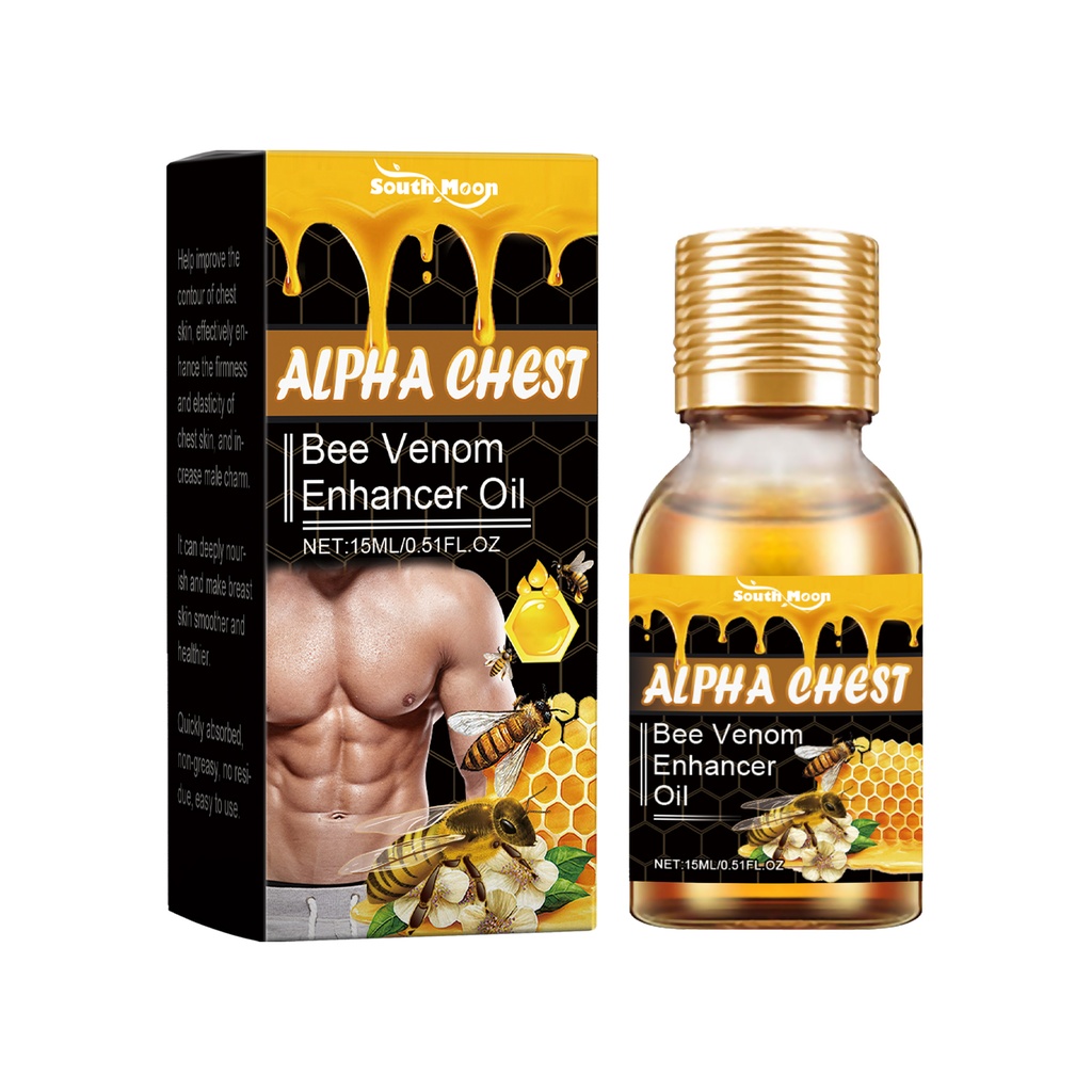 South Moon Men's Chest Shaping Oil Lifts Chest Contour Firming Skin Body Shaping Treatment Oil