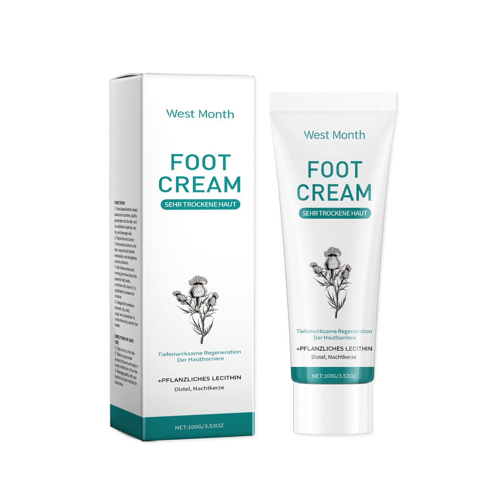 West&Month Vitamin Moisturizing Repair Cream, Moisturizing And Nourishing Foot Care Cream For Sole Skin
