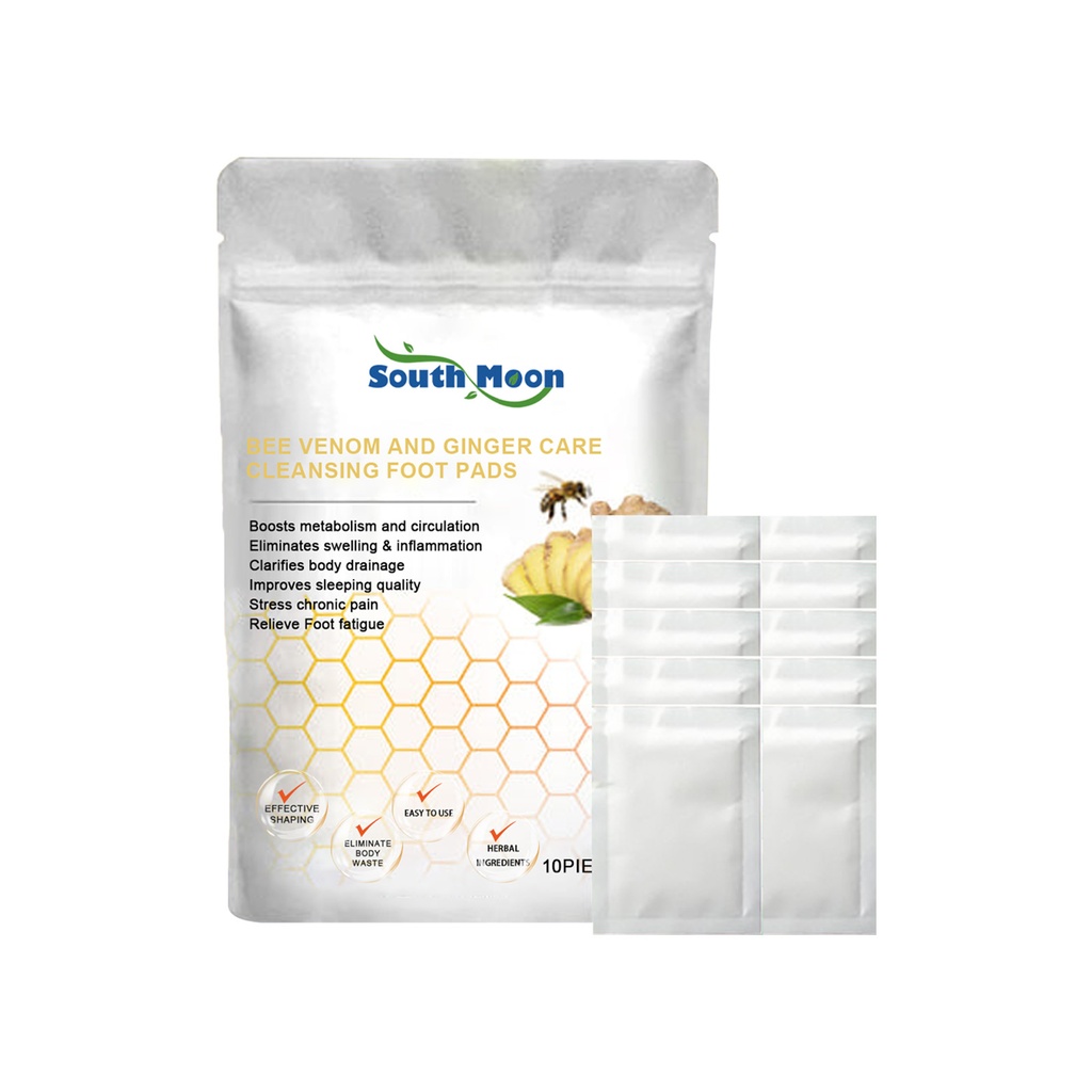 South Moon Ginger Cleansing Foot Patch, Herbal Essence Daily Gentle Moisturizing Foot Care Patch