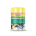 Rayhong Car Interior Cleaning Wipes, Stain Removal Clean Oil Removal Interior Bright Portable Wipes