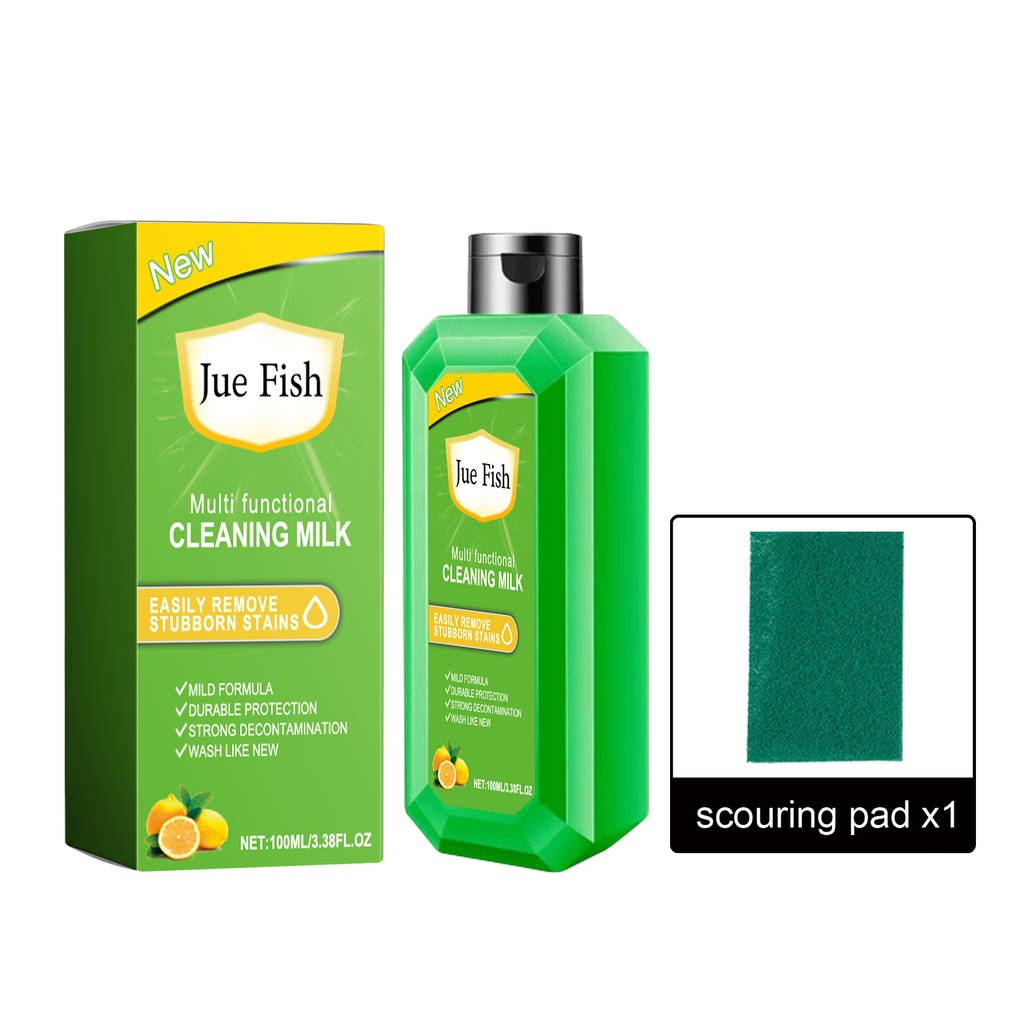 Jue-Fish Multi Functional Cleaning Milk, Heavy Oil Boiler Bowl Clean Kitchen Utensils And Appliances The Kitchen Stove Decontamination Clean