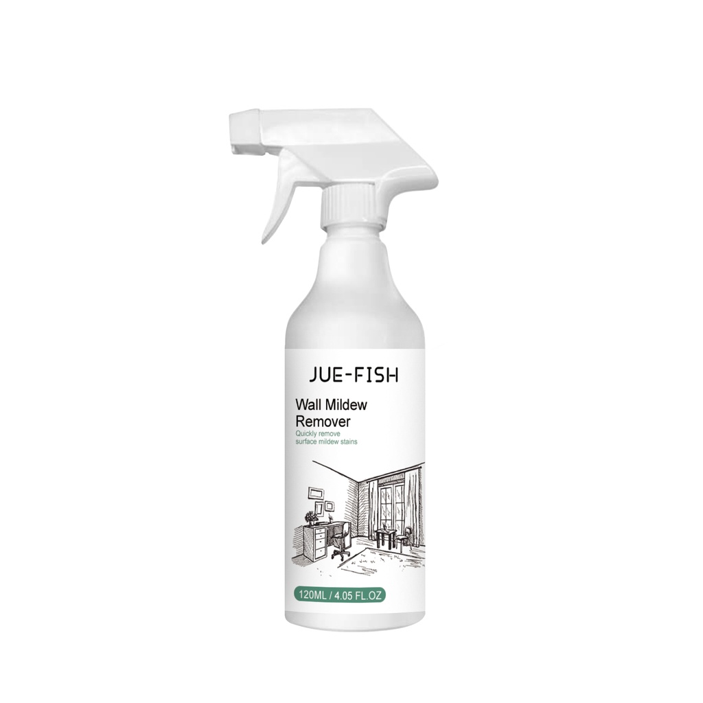 Jue-Fish Wall Mildew Remover, Corner Wall Cleaning Stains Moldy Household Kitchen And Bathroom Wall Cleaner