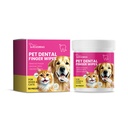Yegbong Pet Tooth Cleaning Finger Wipes, Cat And Dog Teeth Gum Tartar Cleaning Products