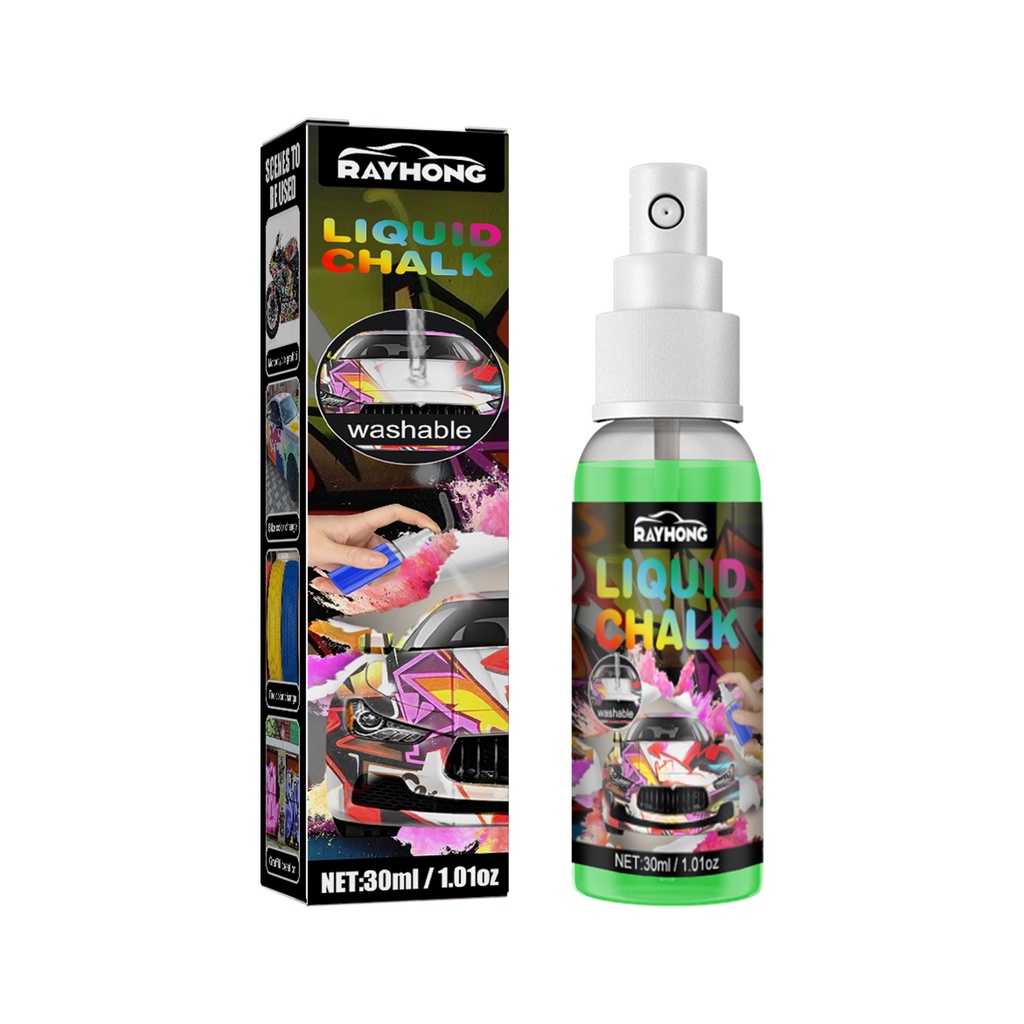 Rayhong Washable Car Doodle Gouache Chalk, Car Body Tire Graffiti Color Spray Easy To Clean