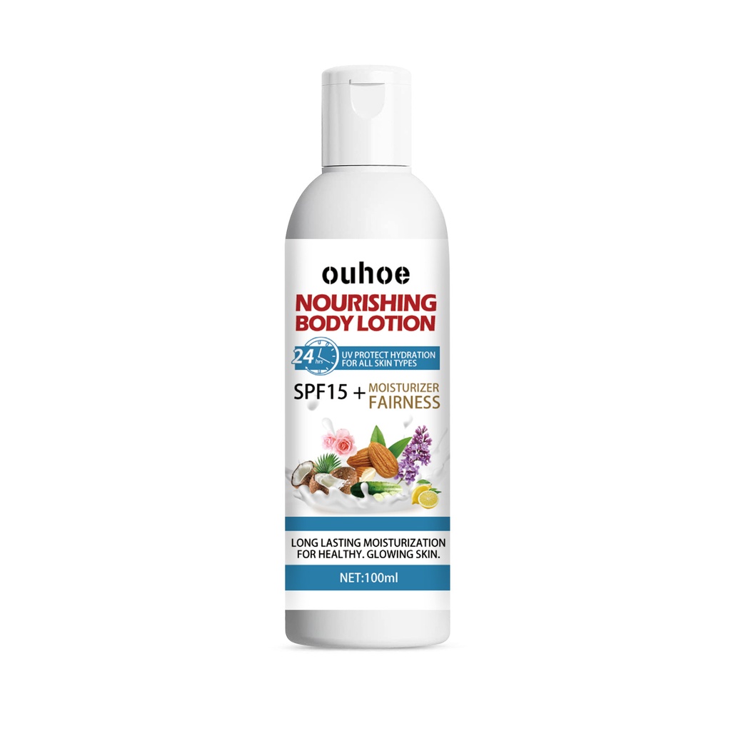 OUHOE Brightening Body Lotion, Hydrating Smooth Skin Brightening And Whitening Skin Body Lotion