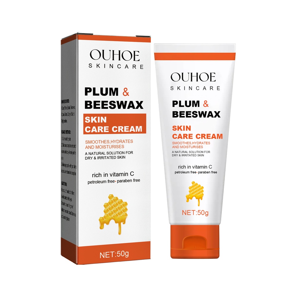 OUHOE Beeswax Skin Cream Moisturizes Skin, Relieves Dry Skin, Sunburn, Mosquito Bites And Itch Relief Cream