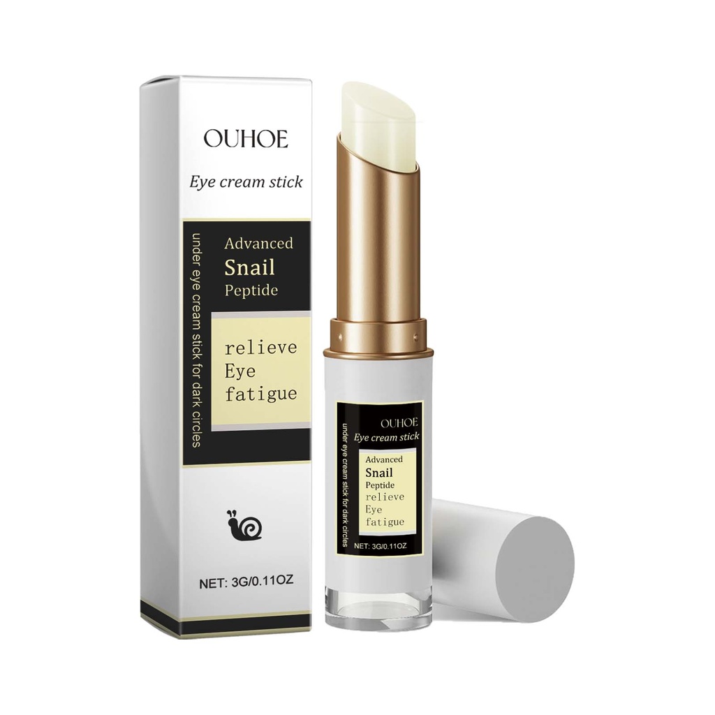 OUHOE Eye Cream Stick, Lighten Dark Circles And Fine Lines Moisturizing Eye Anti-Wrinkle Firming Eye Cream