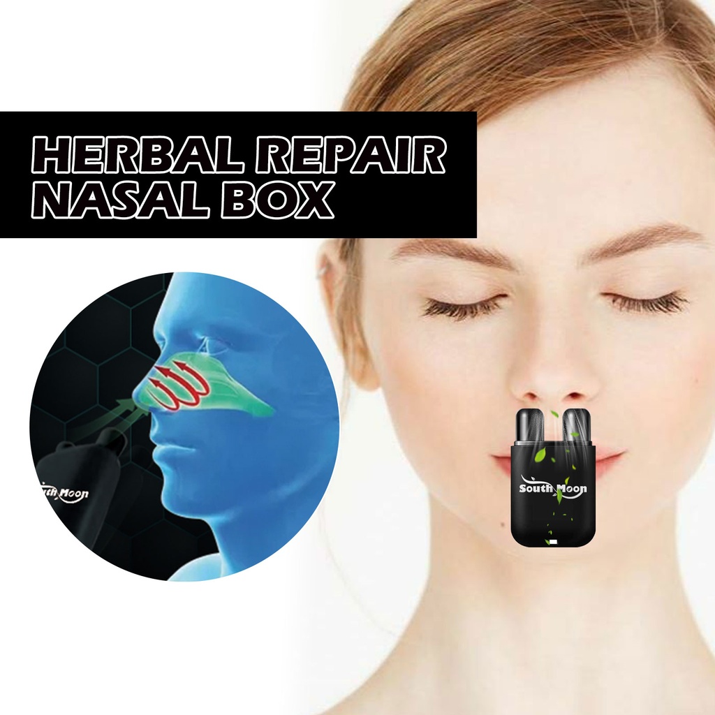 South Moon Herbal Repair Nasal Box, Relieve Nasal Discomfort Nasal Cleaning Body Care Nasal Box