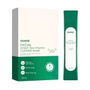 OUHOE Facial Green Tea Vitamin Cleanse Mask, Facial Acne Deep Moisturizing Smear Delicate Pores Tender Skin