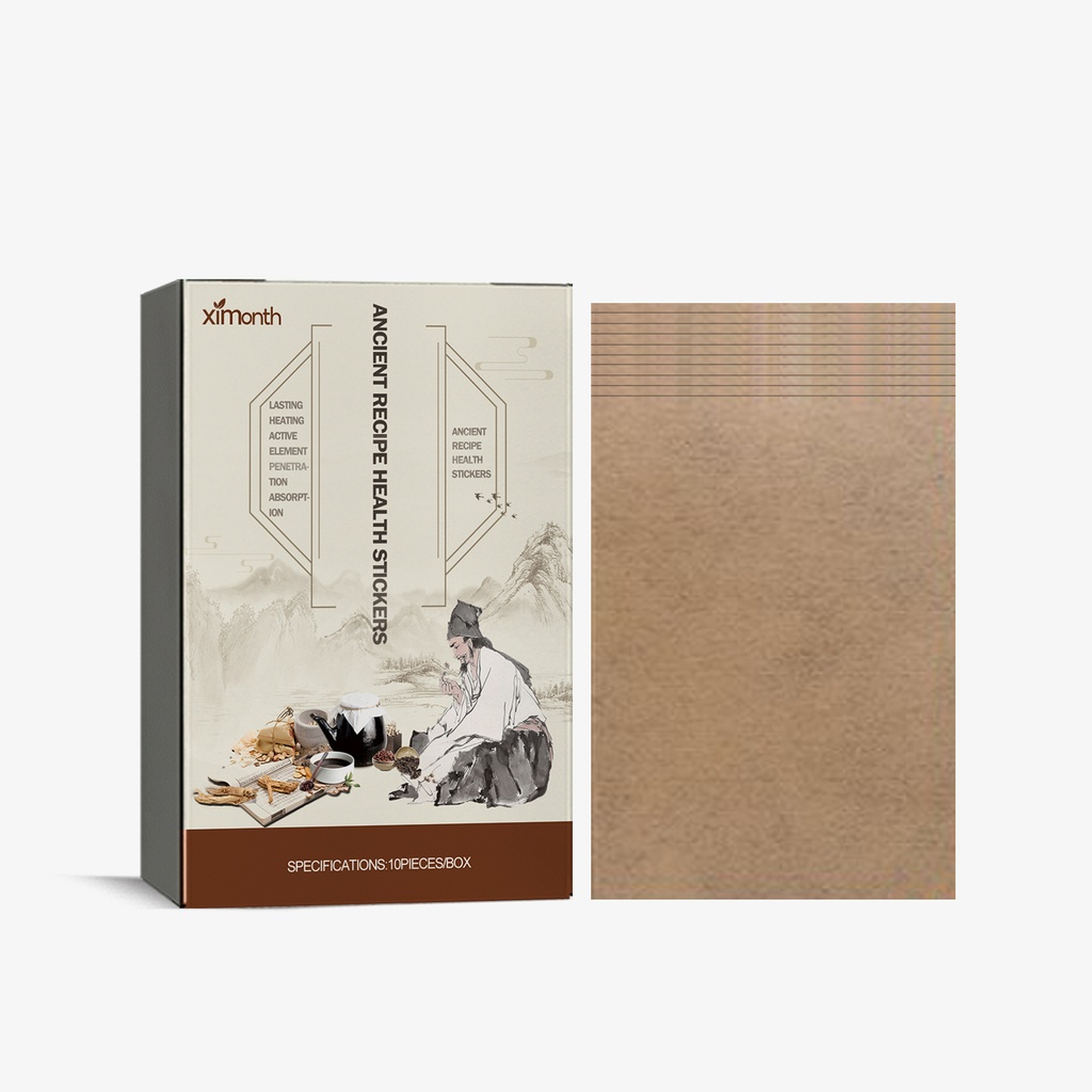 Ximonth Ancient Recipe Health Stickers, Cervical Spine And Lumbar Knee Joint Massage Care To Relieve Muscle And Bone Pain Care Patch