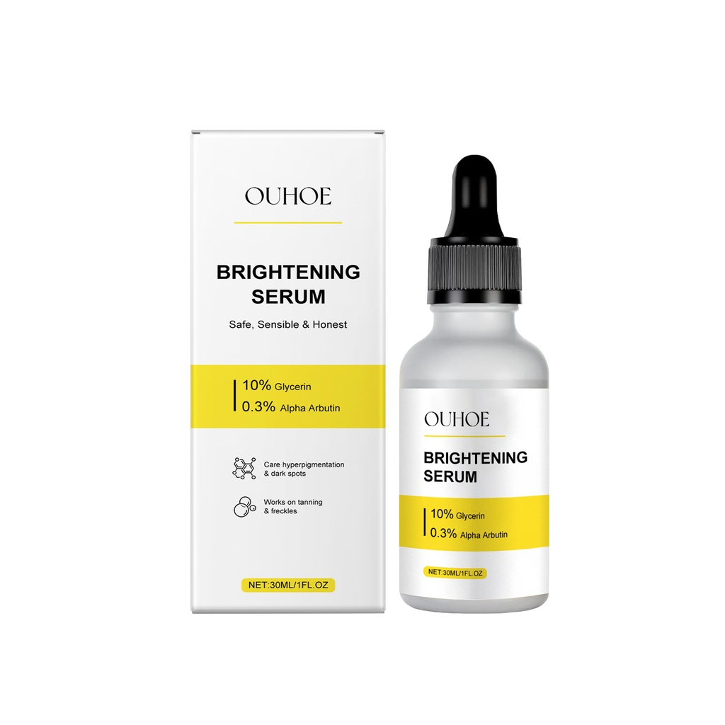 OUHOE Brightening Essence, Gentle Moisturizing And Brightening Facial Skin Nourishing And Hydrating Essence