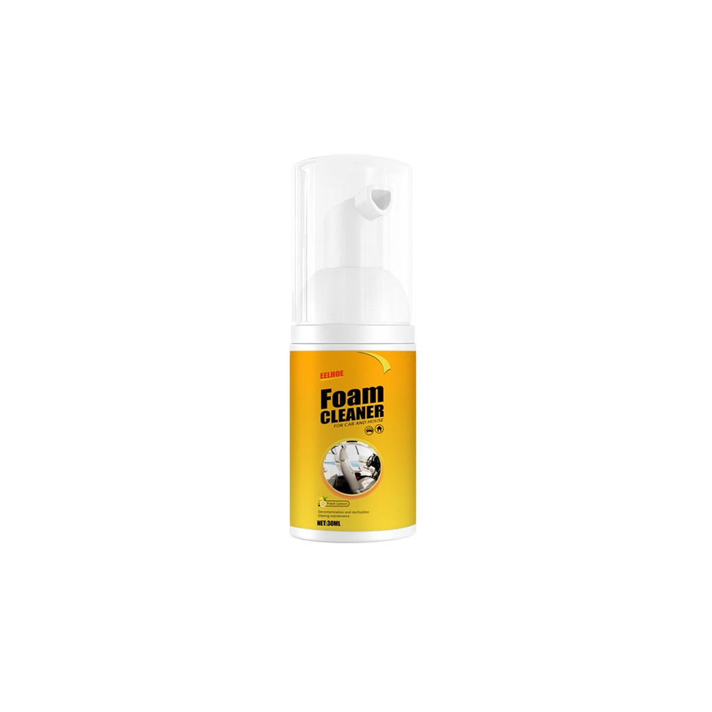 EELHOE Car Steering Wheel Foam Cleaner Leather Seat Supplies Decontamination Multi-Functional Interior Cleaner