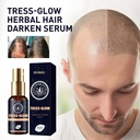OUHOE Herbal Hair Essence, Moisturizes Scalp Strong Hair Roots Thick Beard Care Essence