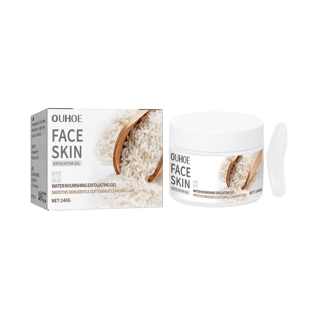 OUHOE Facial Exfoliating Gel, Cleanses Exfoliating Blackheads, Acne And Pore Brightening Gel