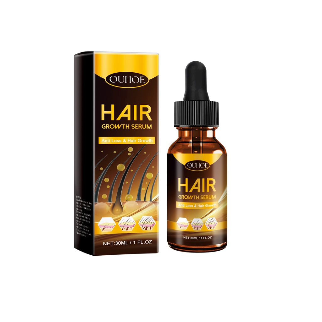 OUHOE  Hair Follicle Care Essential Oil Moisturizes Hair Follicles, Softens, Lusts And Thickens Hair Care Essential Oil