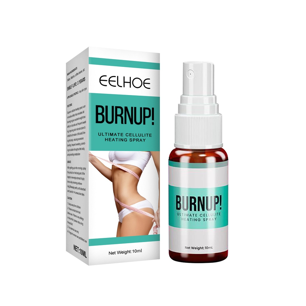 EELHOE Ultimate Cellulite Heating Spray, Slimming Beauty Spray Big Belly Thigh Muscle Firming Skin Shaping Spray