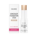 OUHOE Ivory White Concealer Foundation Stick, Create A Natural Nude Makeup Hold Makeup Light Breathable Foundation Stick