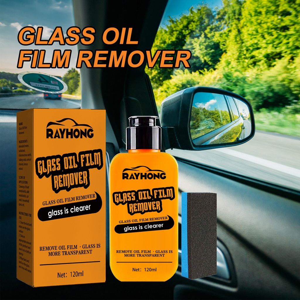 Rayhong Glass Oil Film Remover Window Cleaner Car Glass Strong Cleaning And Stain Removal
